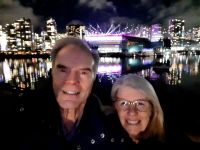 Posted Jan 1:  Bill Morris and Darlene enjoyimg a walk on the seawall New Years Eve.