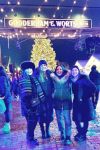Dee's dance buddies who she met at "Dancing on the Square" by the lake this summer, taking in the Christmas decor which characterizes The Distillery's "Winter Village" where all of Toronto descends to enjoy this seasonal event.