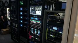 Studio control and Insert studio ( Bert's place of work – studio engineering support)   