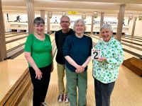 Bingo Game runner up - Peggy Oldfield, Yves Bournival, Lynn Gillon and Anne Mathisen.