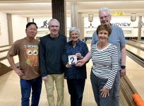 Bingo Game Runners-Up Team: Ding Torrijos, Yves Bournival, Anne Mathisen, Michael Taylor-Noonan, Eleanor Taylor-Noonan.